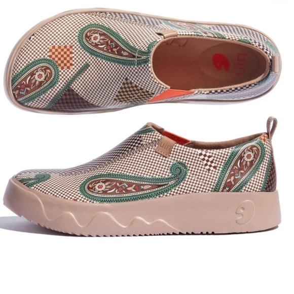 UIN Women's Paisley Check II Toledo IX Walking Shoe NEW!! Size 8.5 - Picture 5 of 12